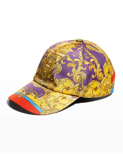 mens versace caps